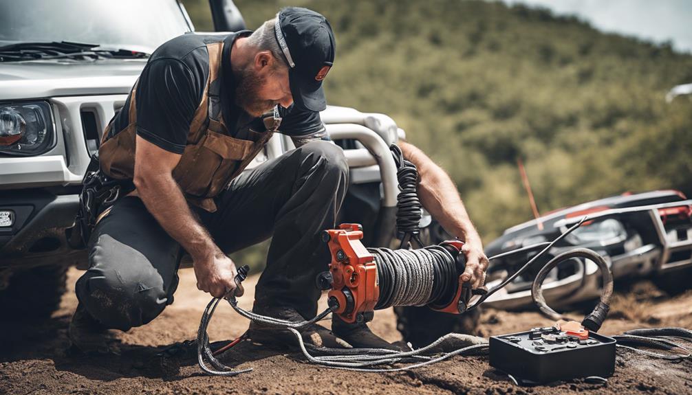 winch maintenance and care